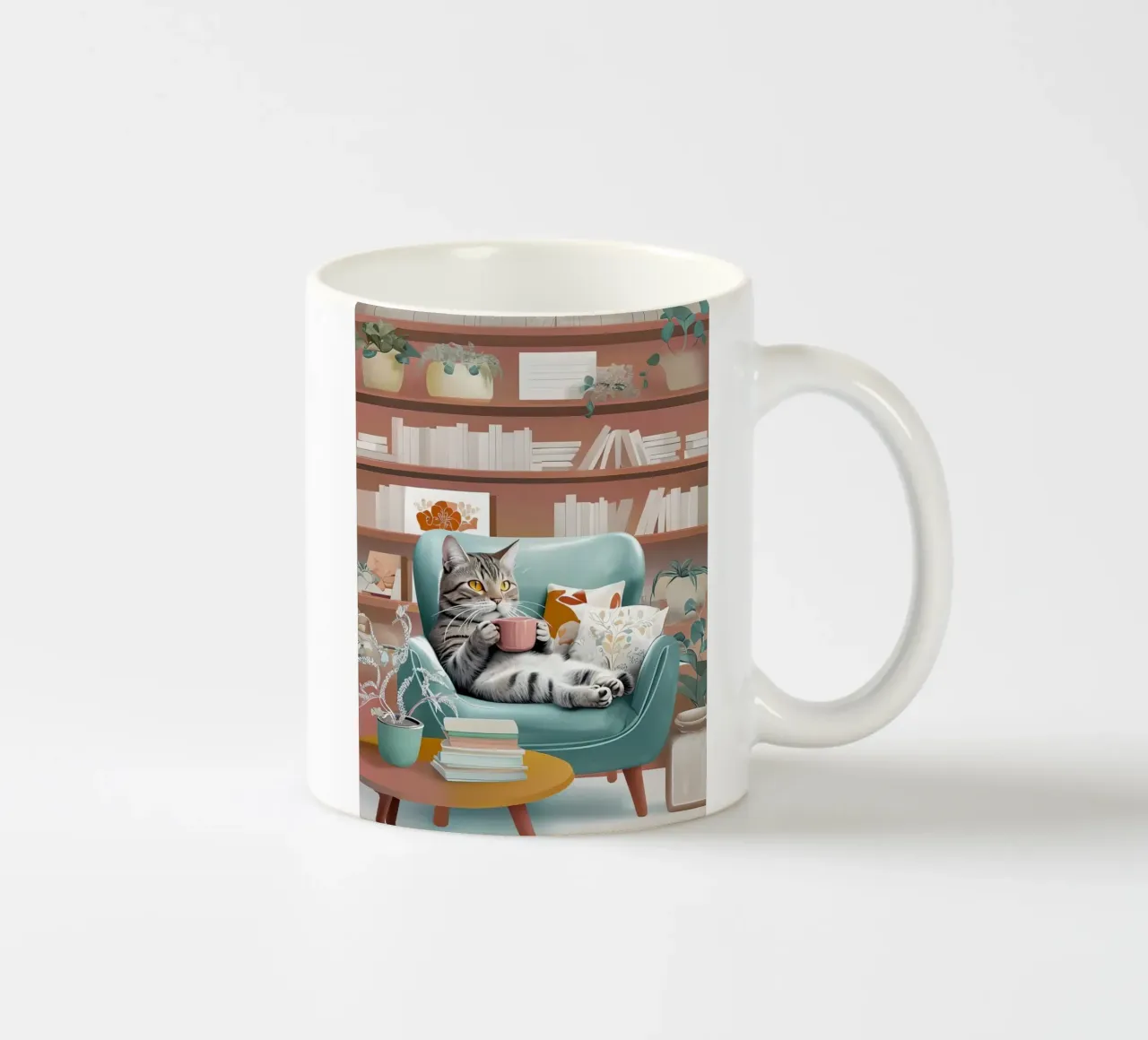 Gatto e caffè tazza in ceramica da 🥝 KIWI STORE