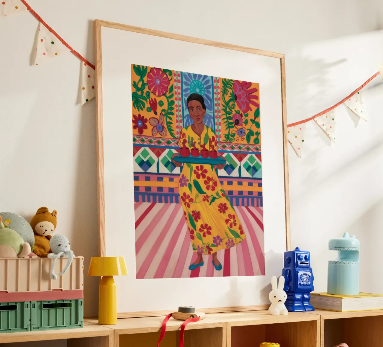 Mythische Blumen-Zeremonie Poster von Aether Brush