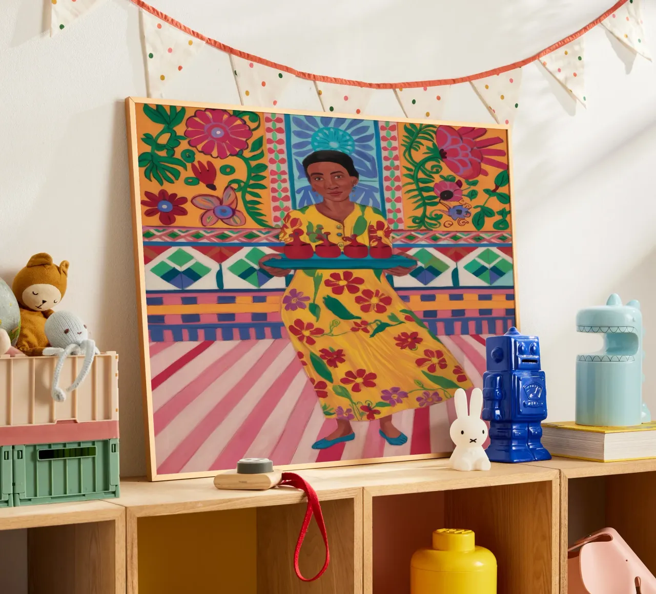 Mythische Blumen-Zeremonie Poster von Aether Brush