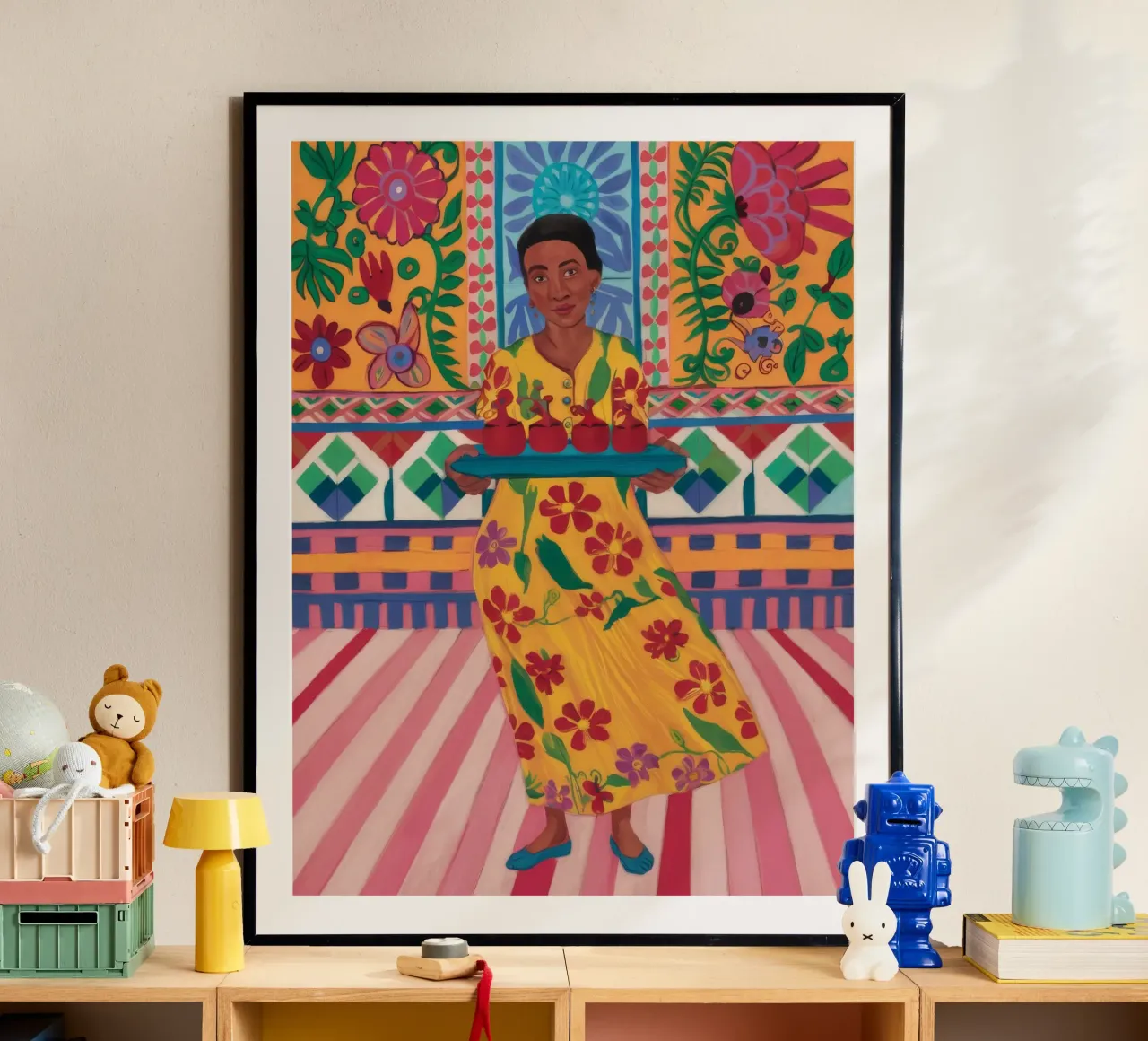 Mythische Blumen-Zeremonie Poster von Aether Brush