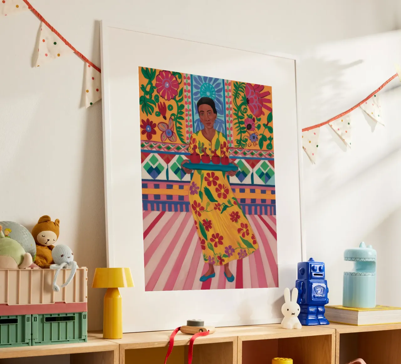 Mythische Blumen-Zeremonie Poster von Aether Brush