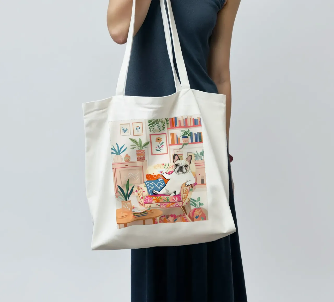 Cane e caffè borsa in juta da 🥝 KIWI STORE