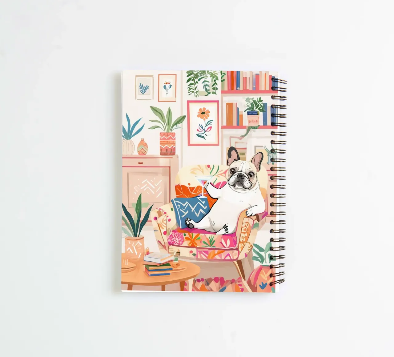 Dog and coffee spiral notebook by 🥝 KIWI STORE