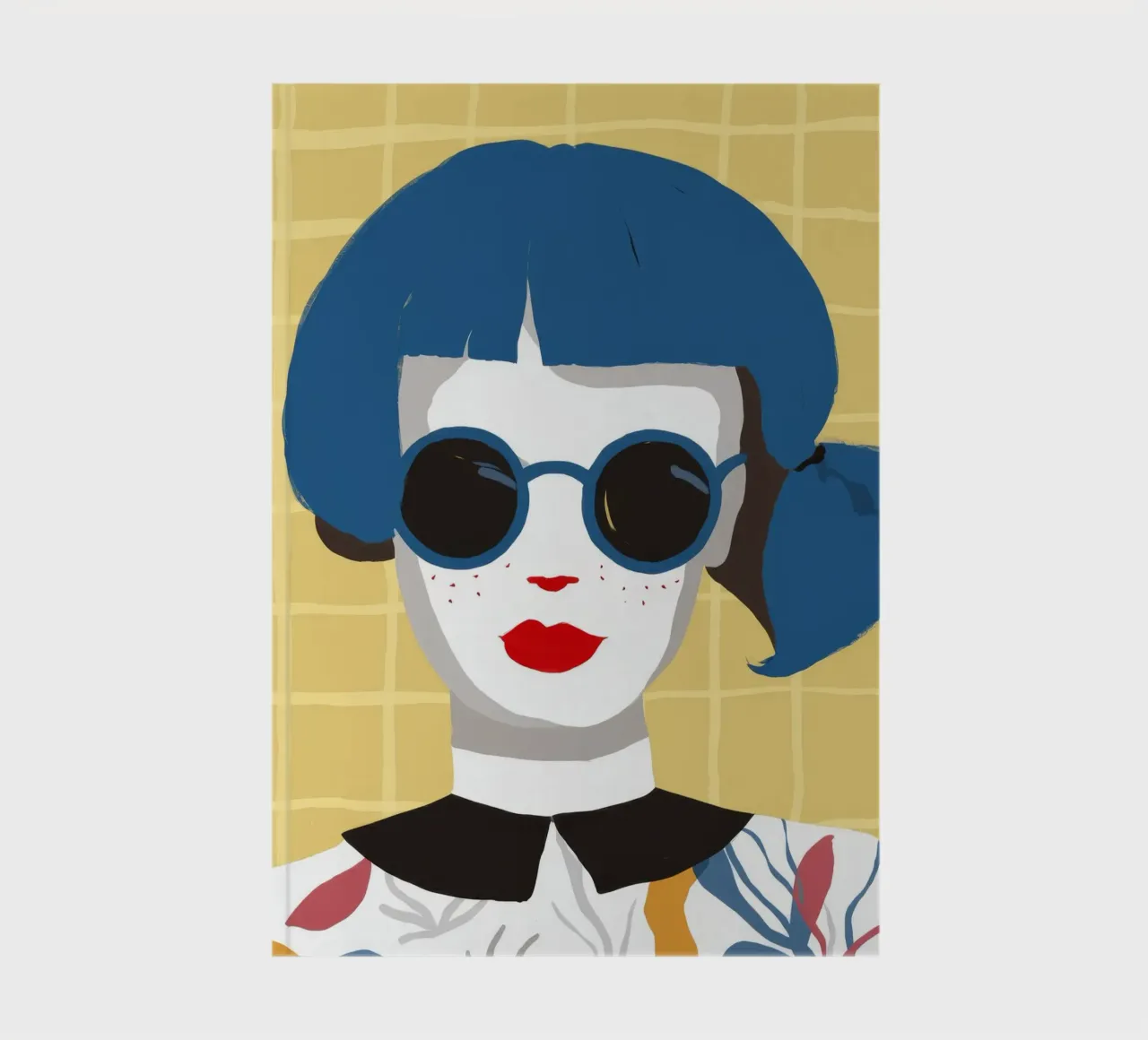 Electric Grid Diva notebook by Aether Brush