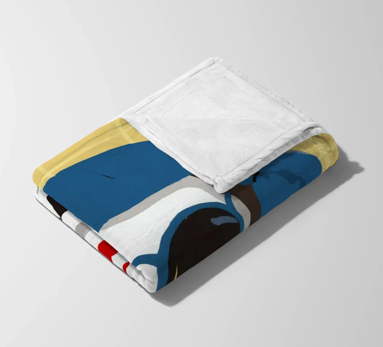 Electric Grid Diva fleece blanket by Aether Brush