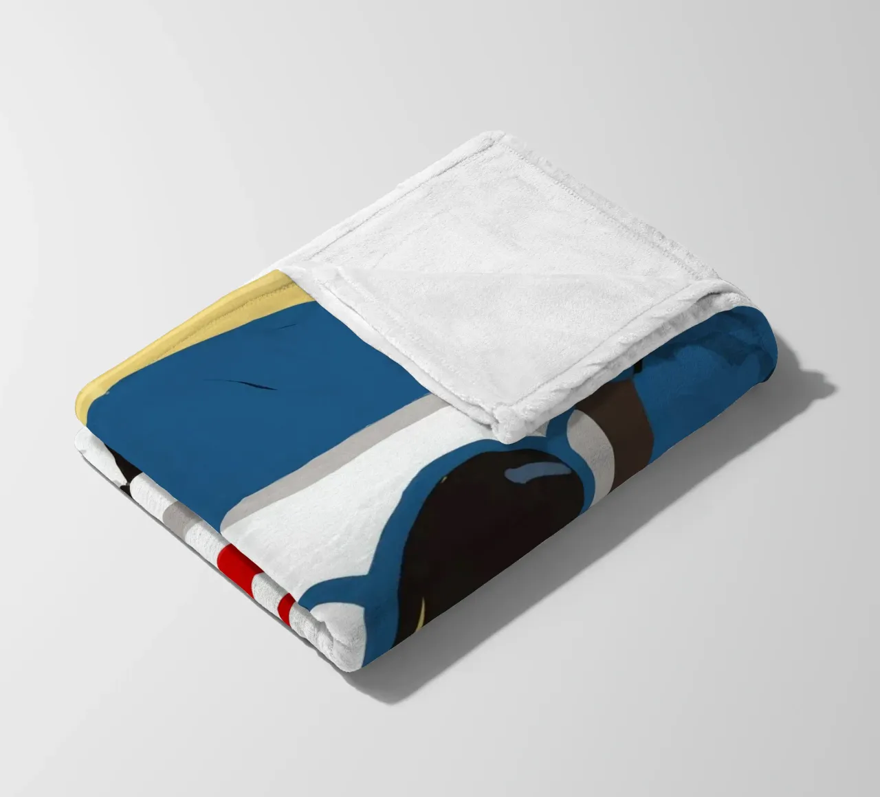 Electric Grid Diva fleece blanket by Aether Brush