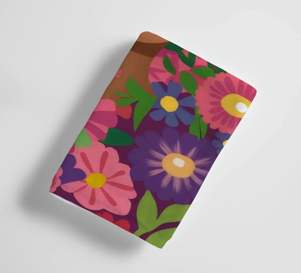 Floral Crown Goddess towel by Aether Brush