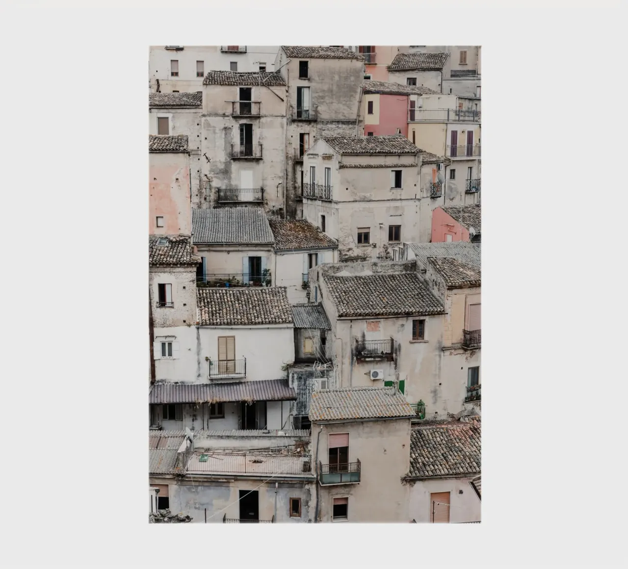 Italian mountain village in Calabria notebook by photolovers