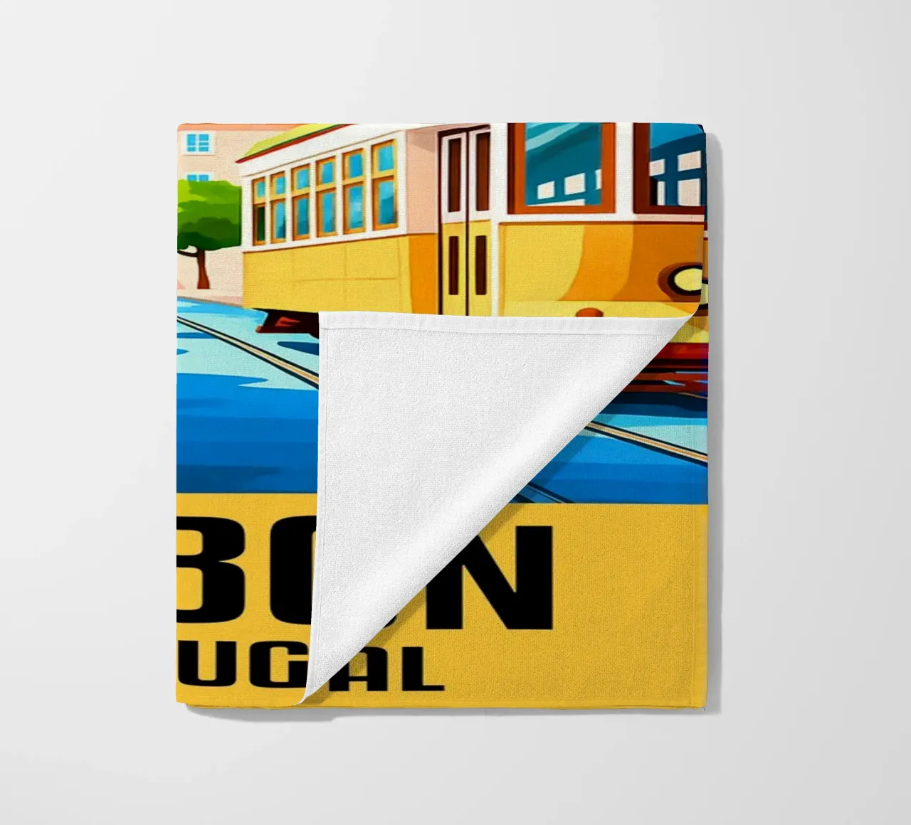 Lisbona Portogallo Città Arte Immaginazione telo mare da oneheart