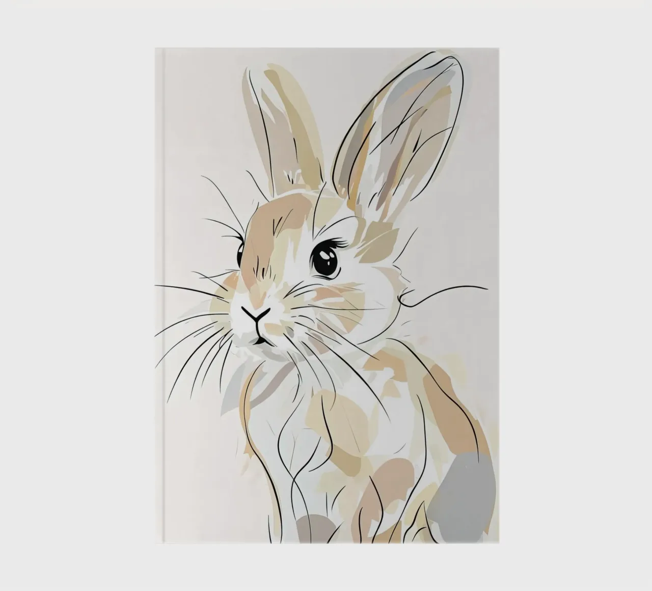 lapin minimaliste carnet de notes de ARTVI-SHOP