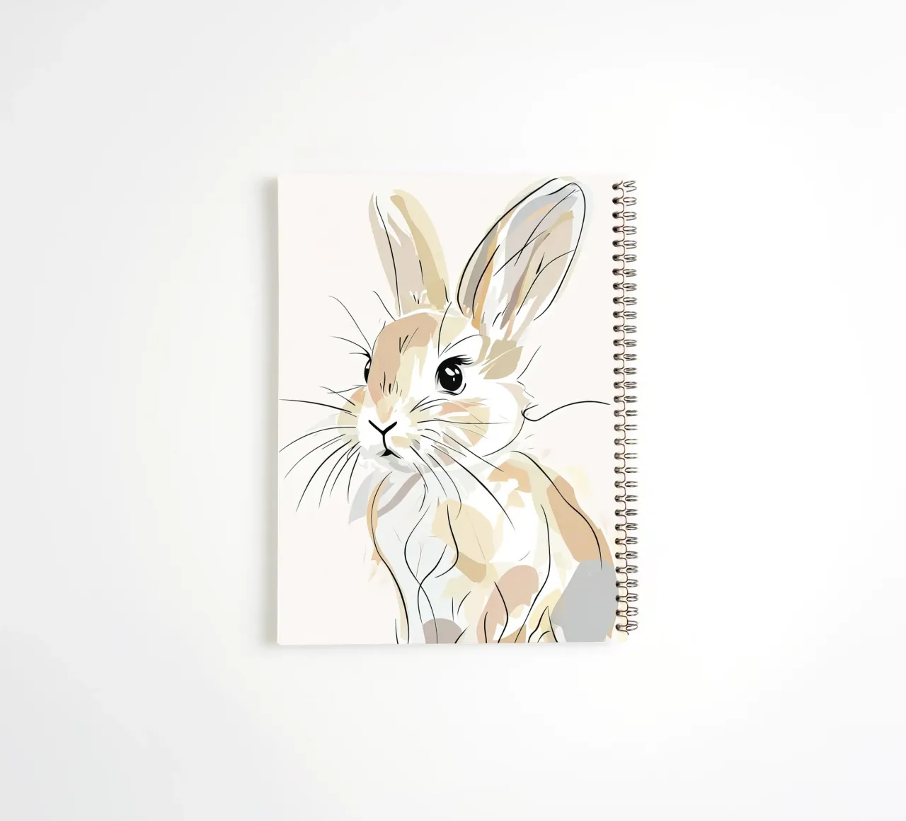 conejo minimalista cuaderno de espiral de ARTVI-SHOP