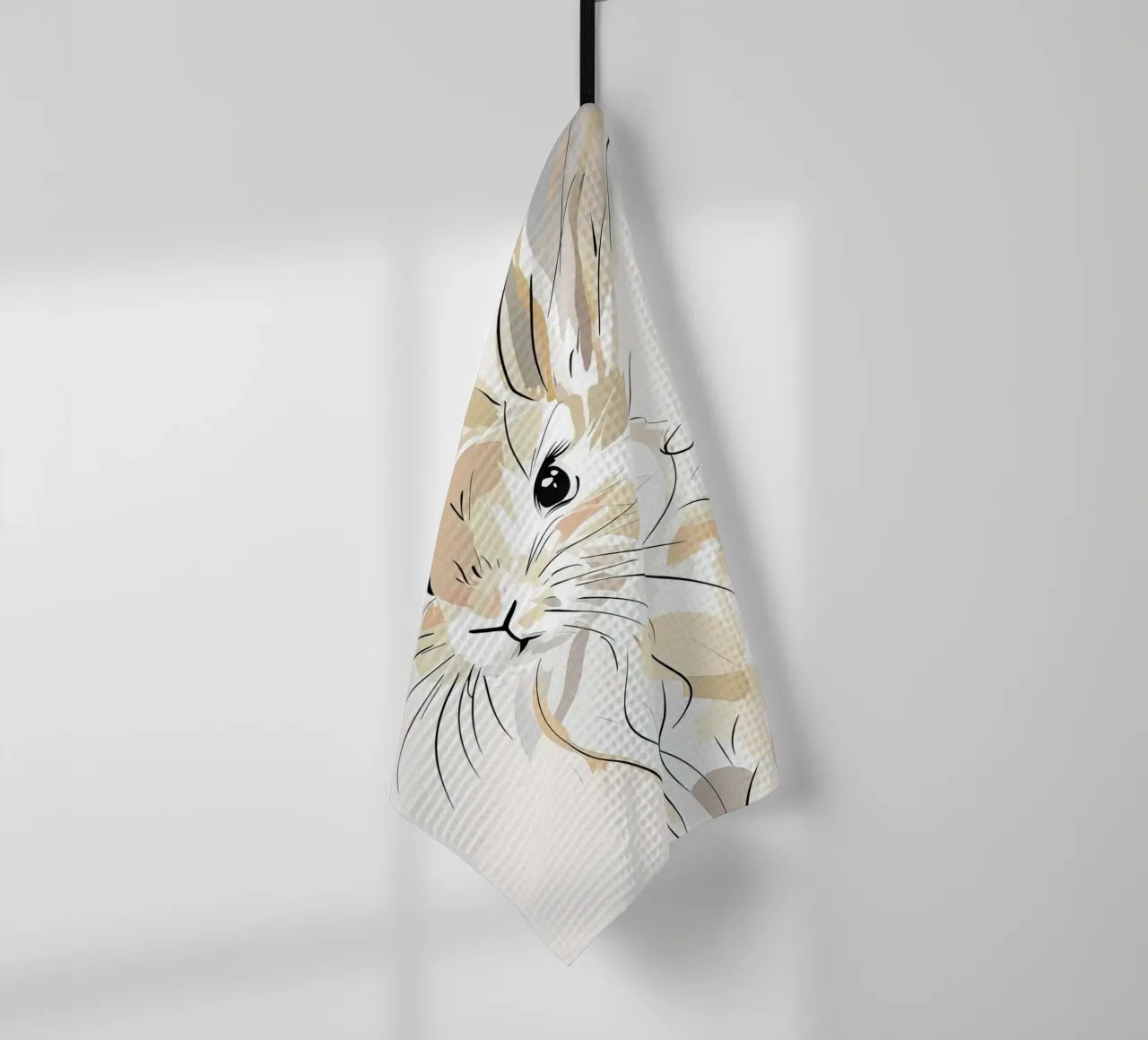 lapin minimaliste torchon de 🎁 ARTVI-SHOP