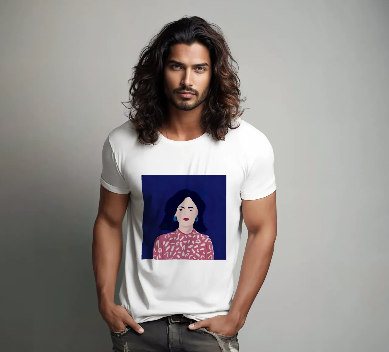 Musa del modello crepuscolare t-shirt da Aether Brush