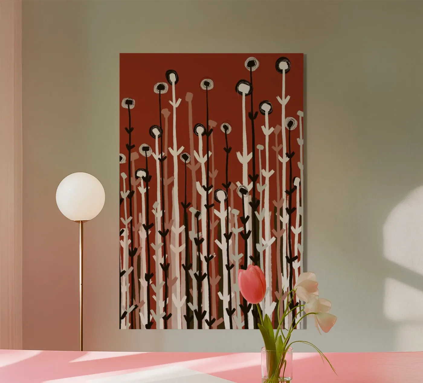 Cute Meadow Acryl-Glas von treechild