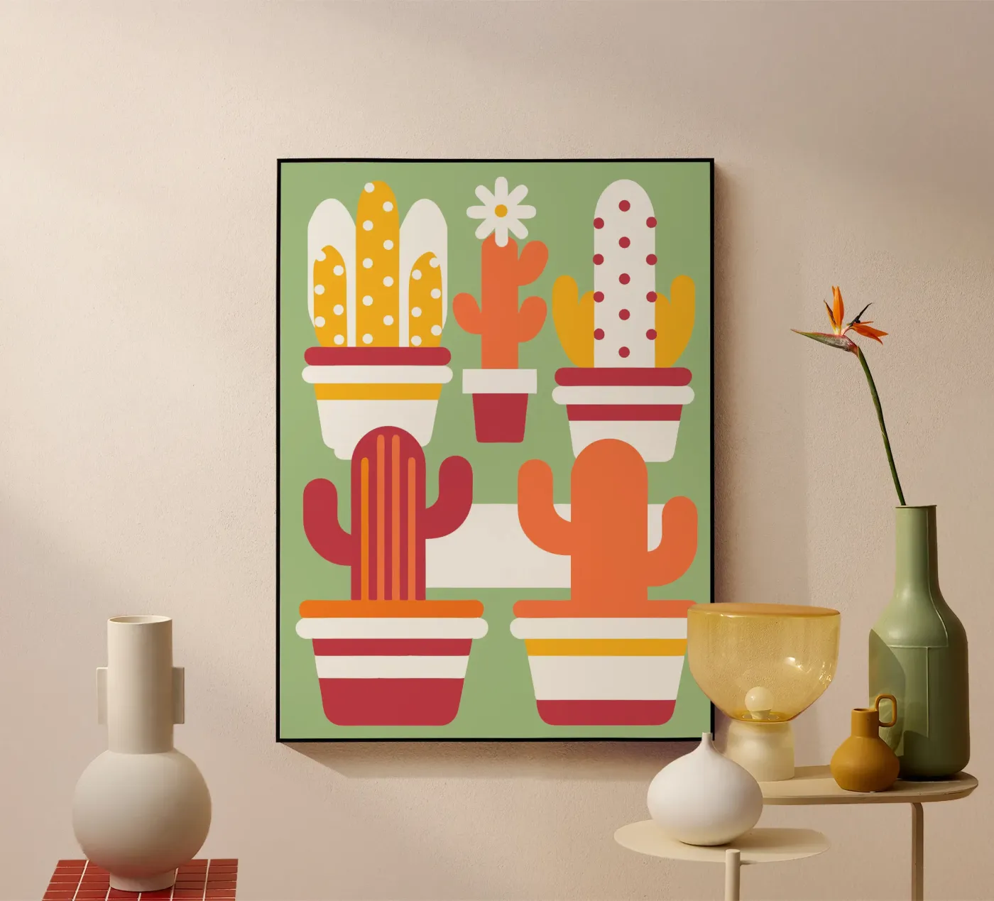 Cactus e vaso impilato plexiglass da FLOWER PLACE SHOP