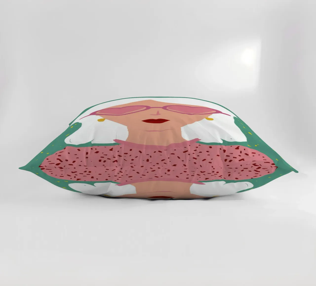 Diva del cuore-sole cuscino da Aether Brush