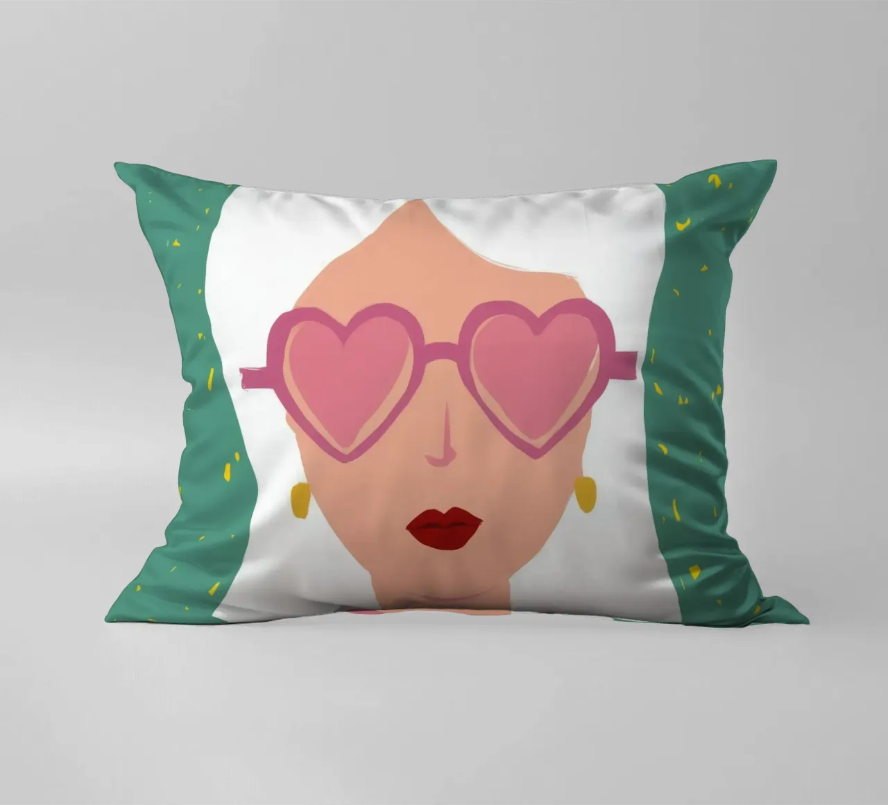 Diva del cuore-sole cuscino da Aether Brush
