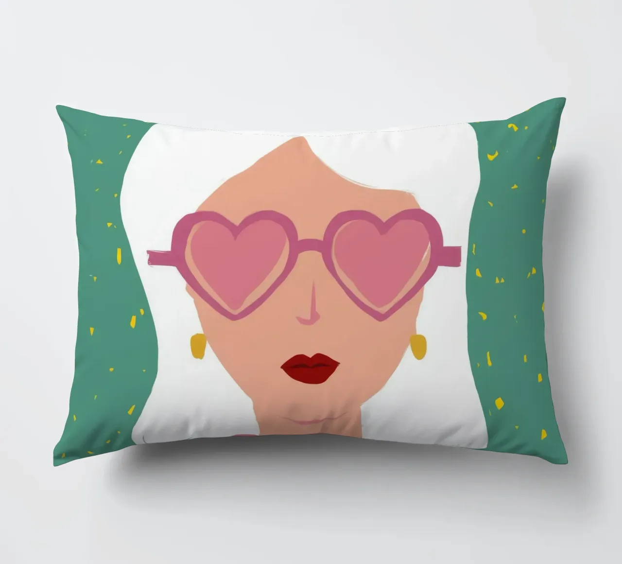 Diva del cuore-sole cuscino da Aether Brush