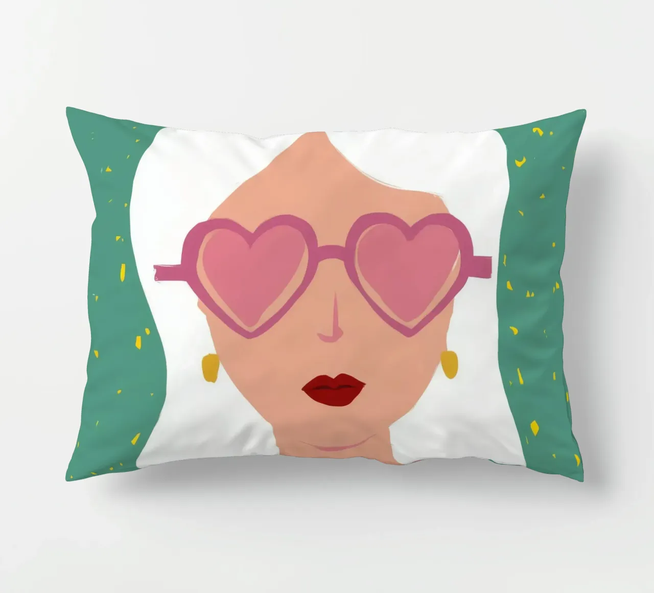 Diva del cuore-sole cuscino da Aether Brush