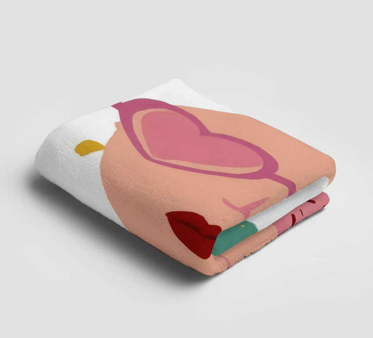 Diva del cuore-sole asciugamano da bagno da Aether Brush