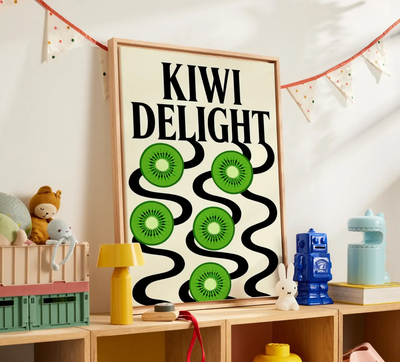 Kiwi genot canvas met Baklijst van 🥝 KIWI STORE