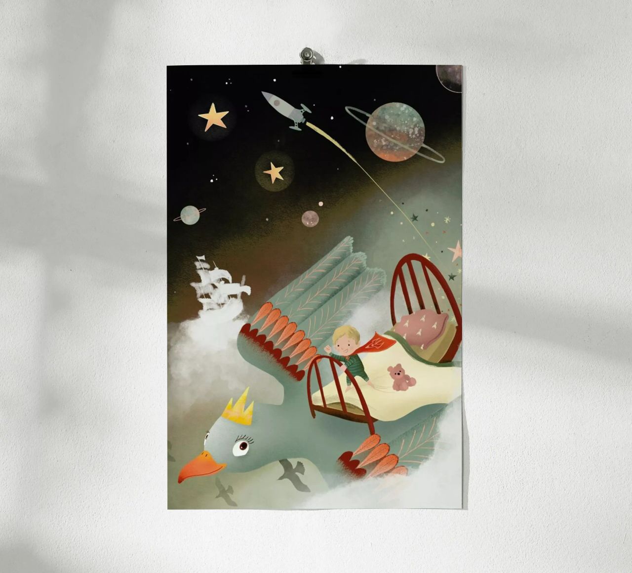 Dreamland poster de Goed Blauw
