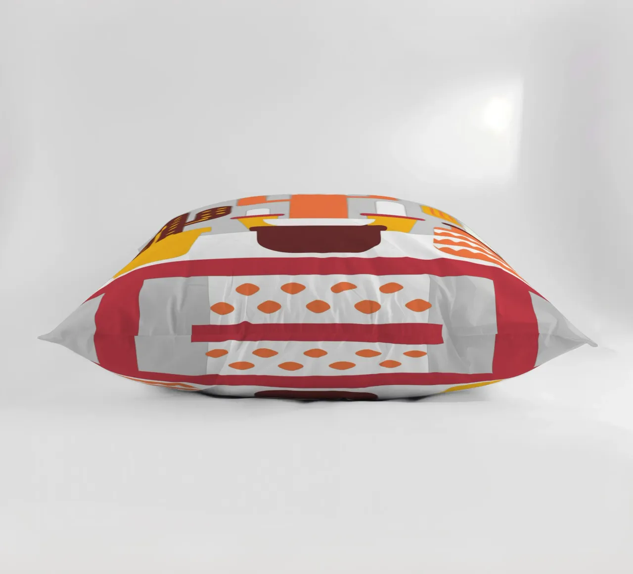 Cactus and Stacked Vase decorative cushion by FLOWER PLACE SHOP