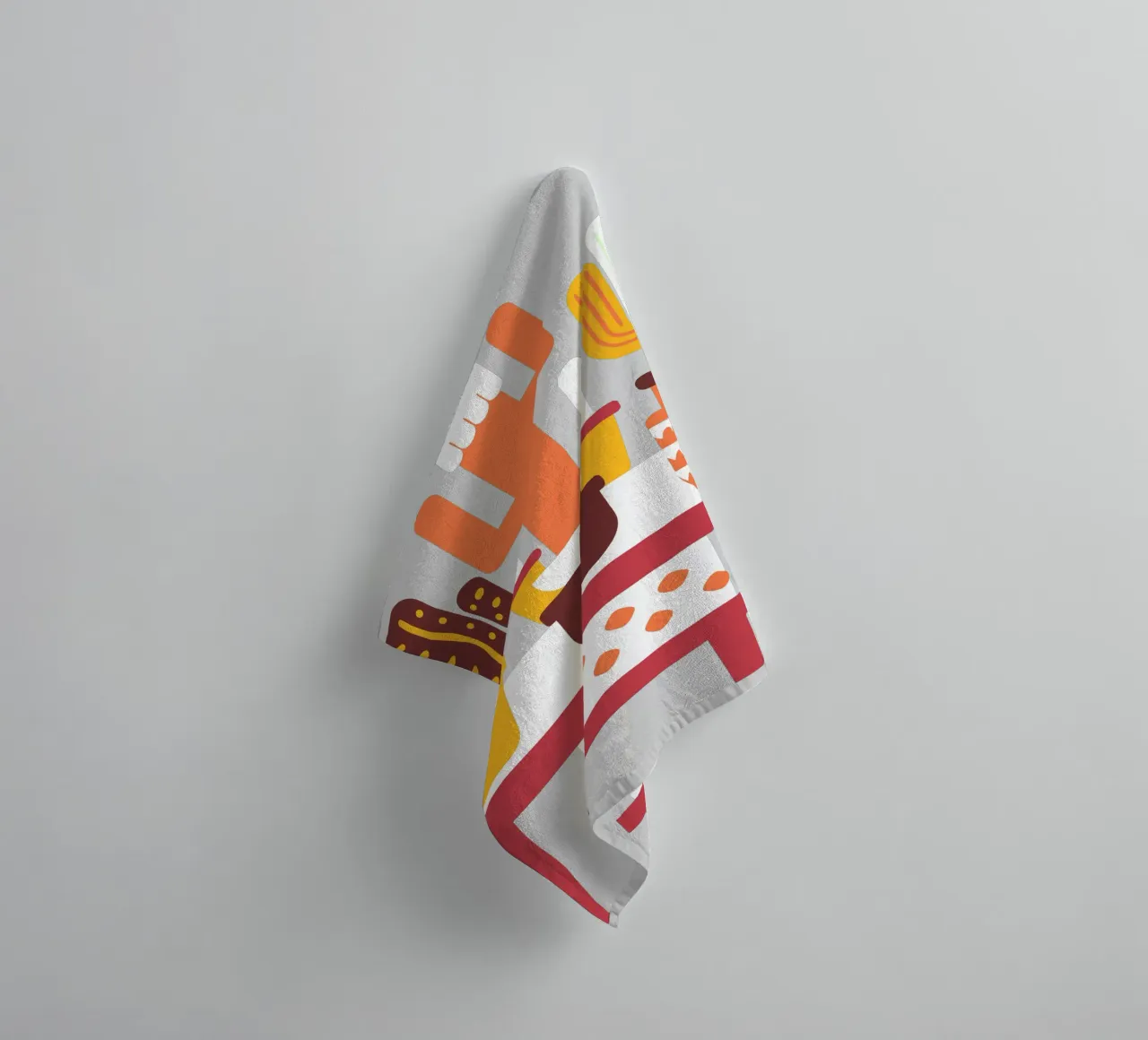 Cactus and Stacked Vase towel by FLOWER PLACE SHOP