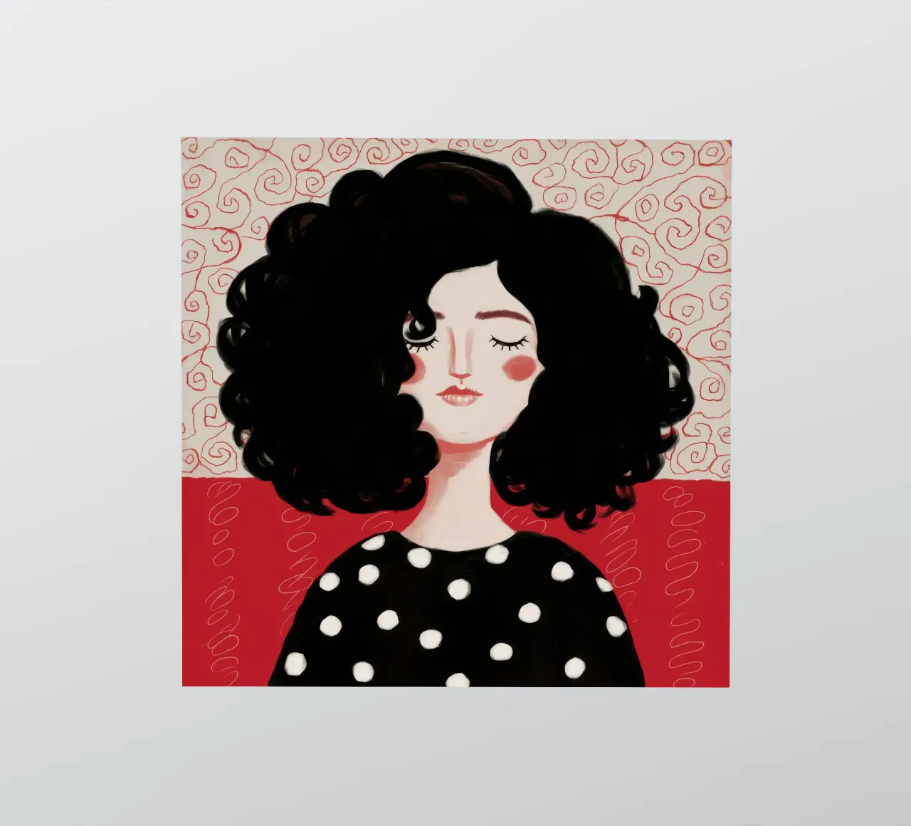 Midnight Polka Reverie sticker by Aether Brush