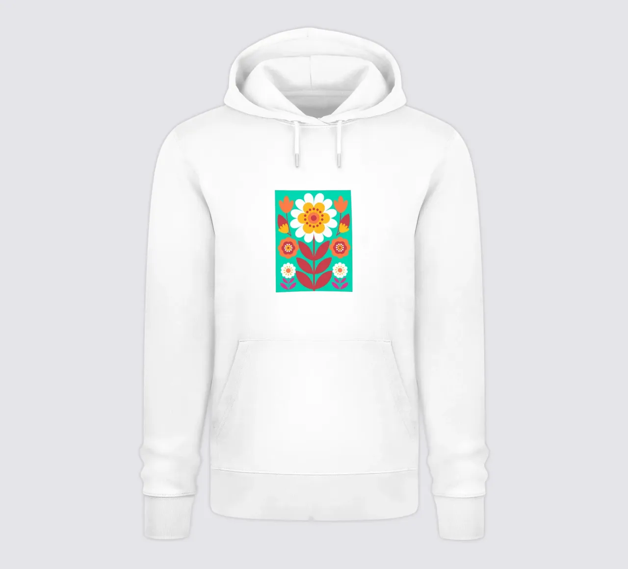 Fiori belli felpa con cappuccio da FLOWER PLACE SHOP