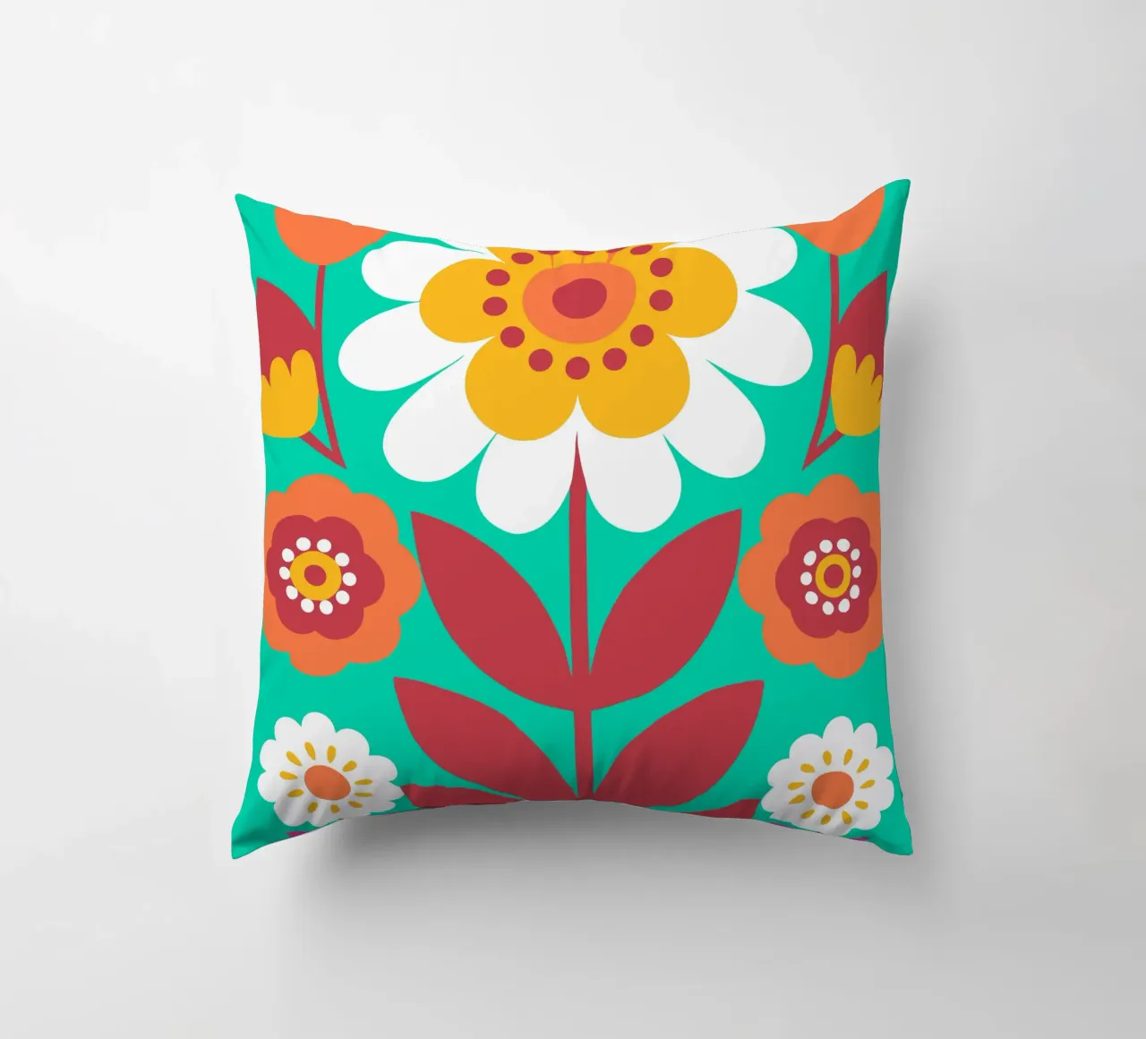 Beautiful Flowers decorative cushion by FLOWER PLACE SHOP