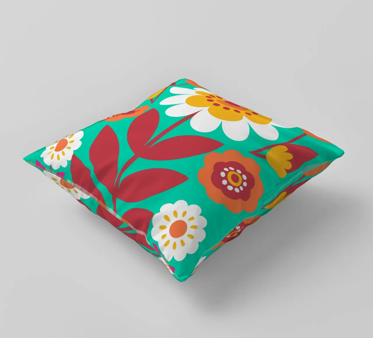 Beautiful Flowers decorative cushion by FLOWER PLACE SHOP