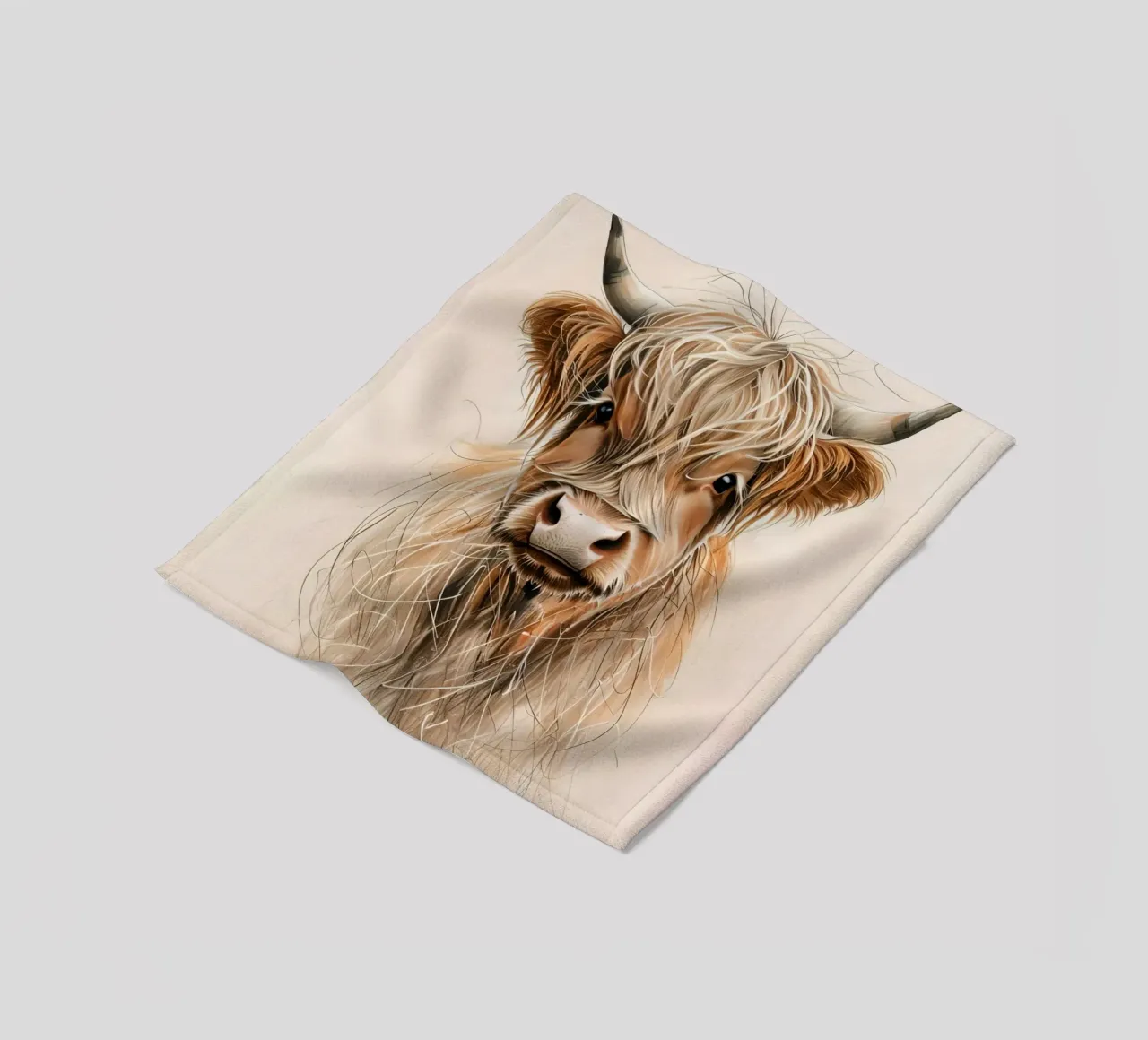 Mucca lanosa coperta in pile da 🎁 ARTVI-SHOP