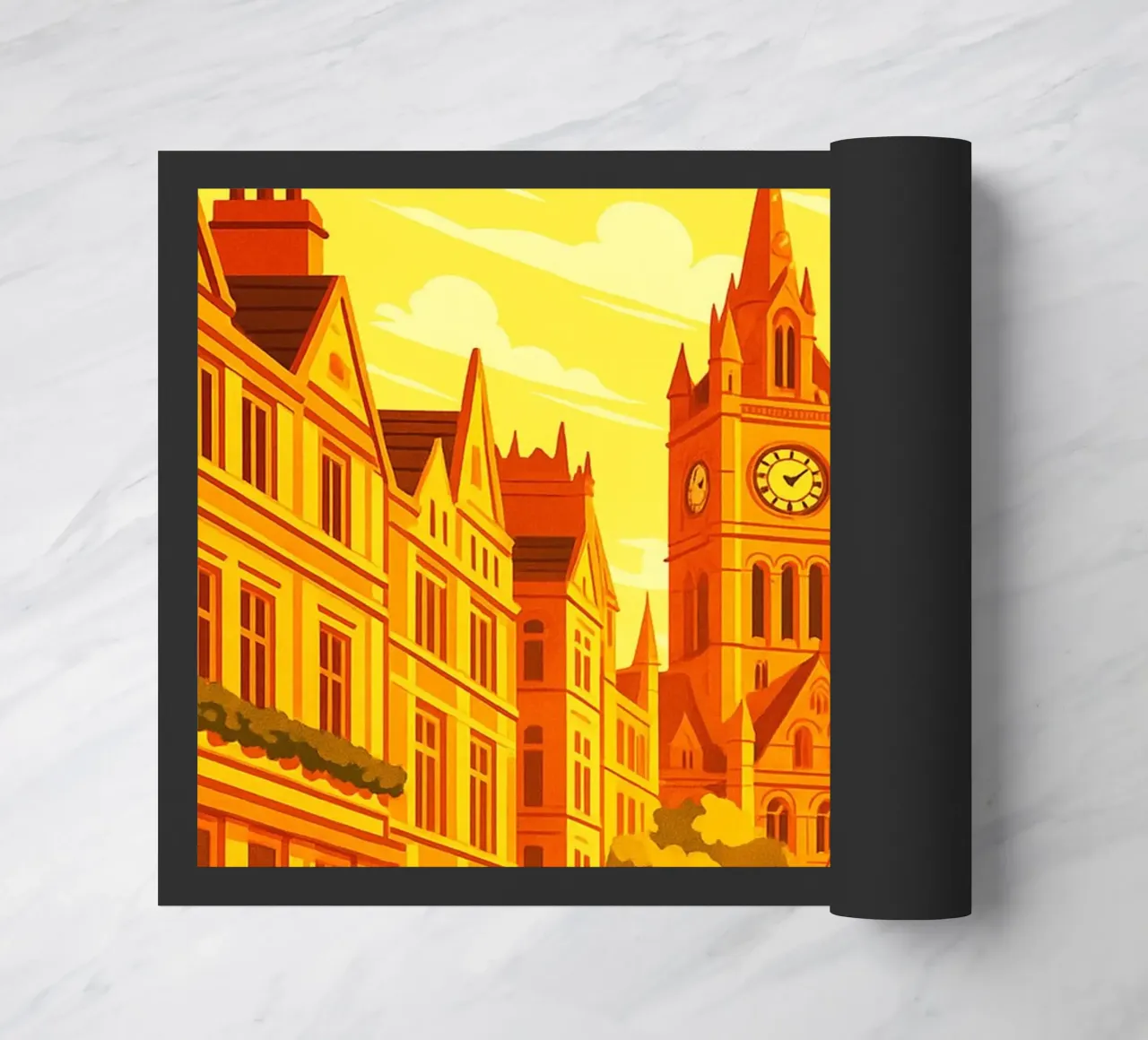 Manchester Inghilterra Città Arte Immaginazione zerbino da oneheart