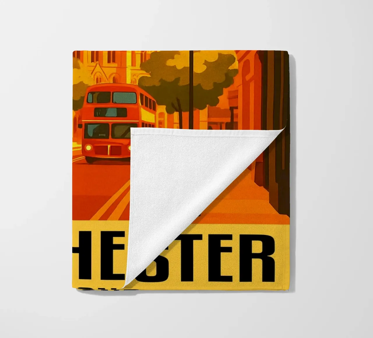 Manchester Inghilterra Città Arte Immaginazione telo mare da oneheart