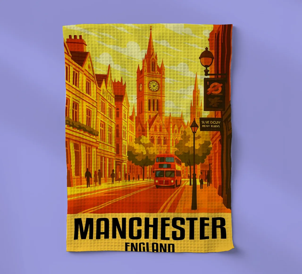 Manchester Inghilterra Città Arte Immaginazione canovaccio da cucina da oneheart
