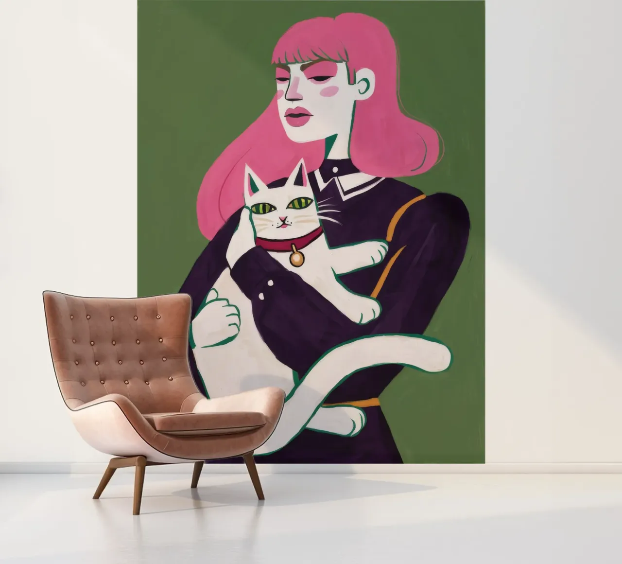 Cotton Candy Cuddle photo wallpaper by Aether Brush