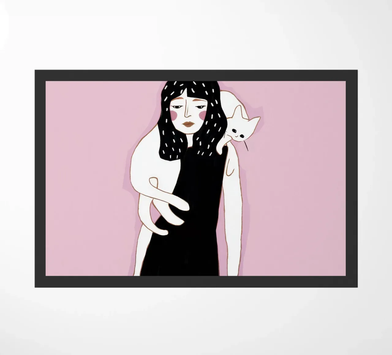 Reverie felina monocromatica zerbino da Aether Brush