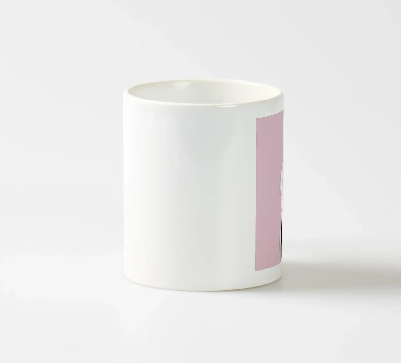Reverie felina monocromatica tazza in ceramica da Aether Brush