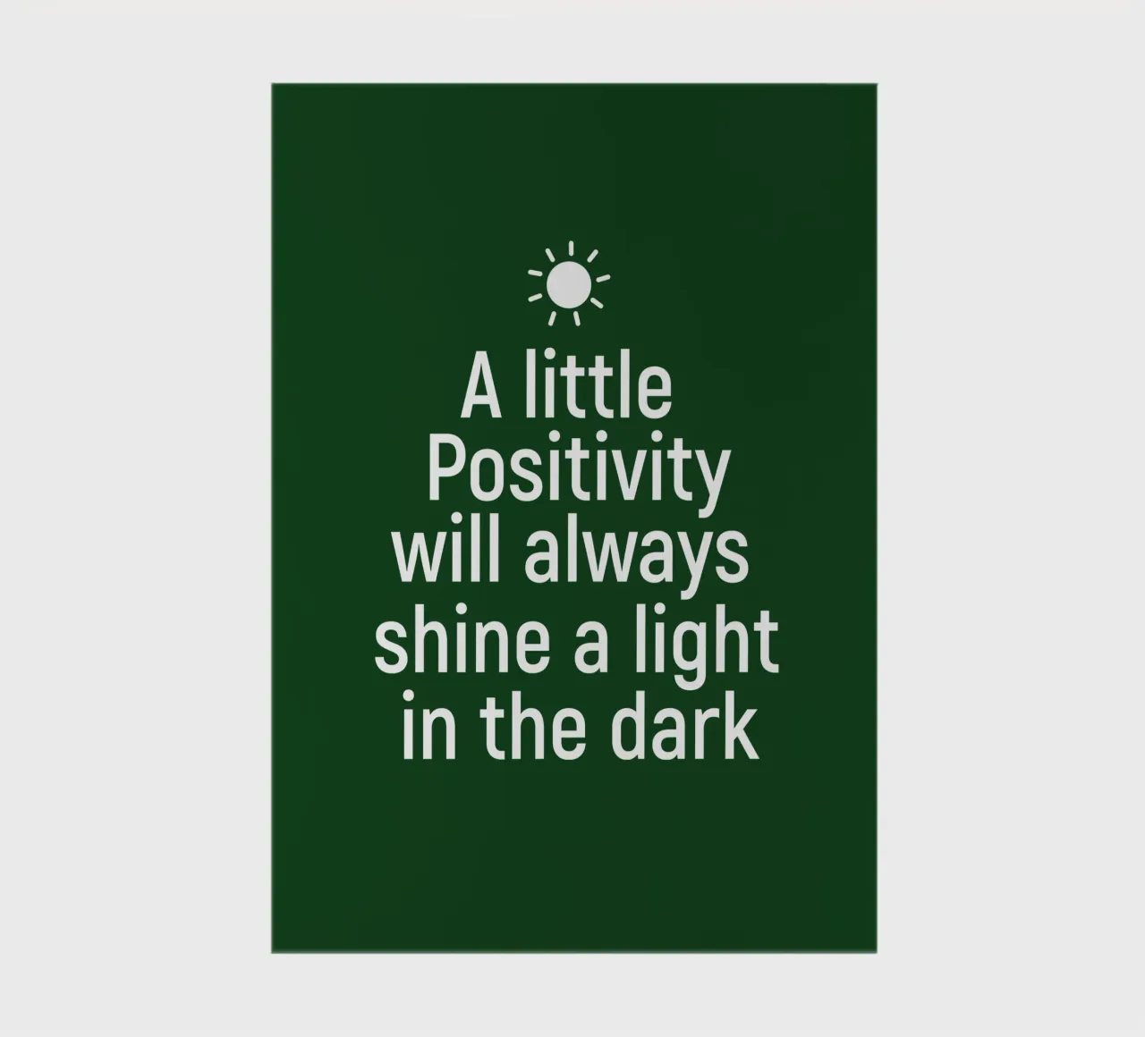 A little positivity will always shine a light in the dark notebook by positivepipo