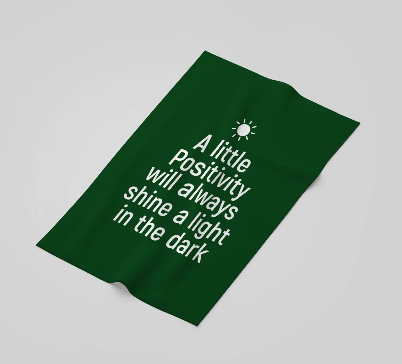 A little positivity will always shine a light in the dark telo mare da positivepipo