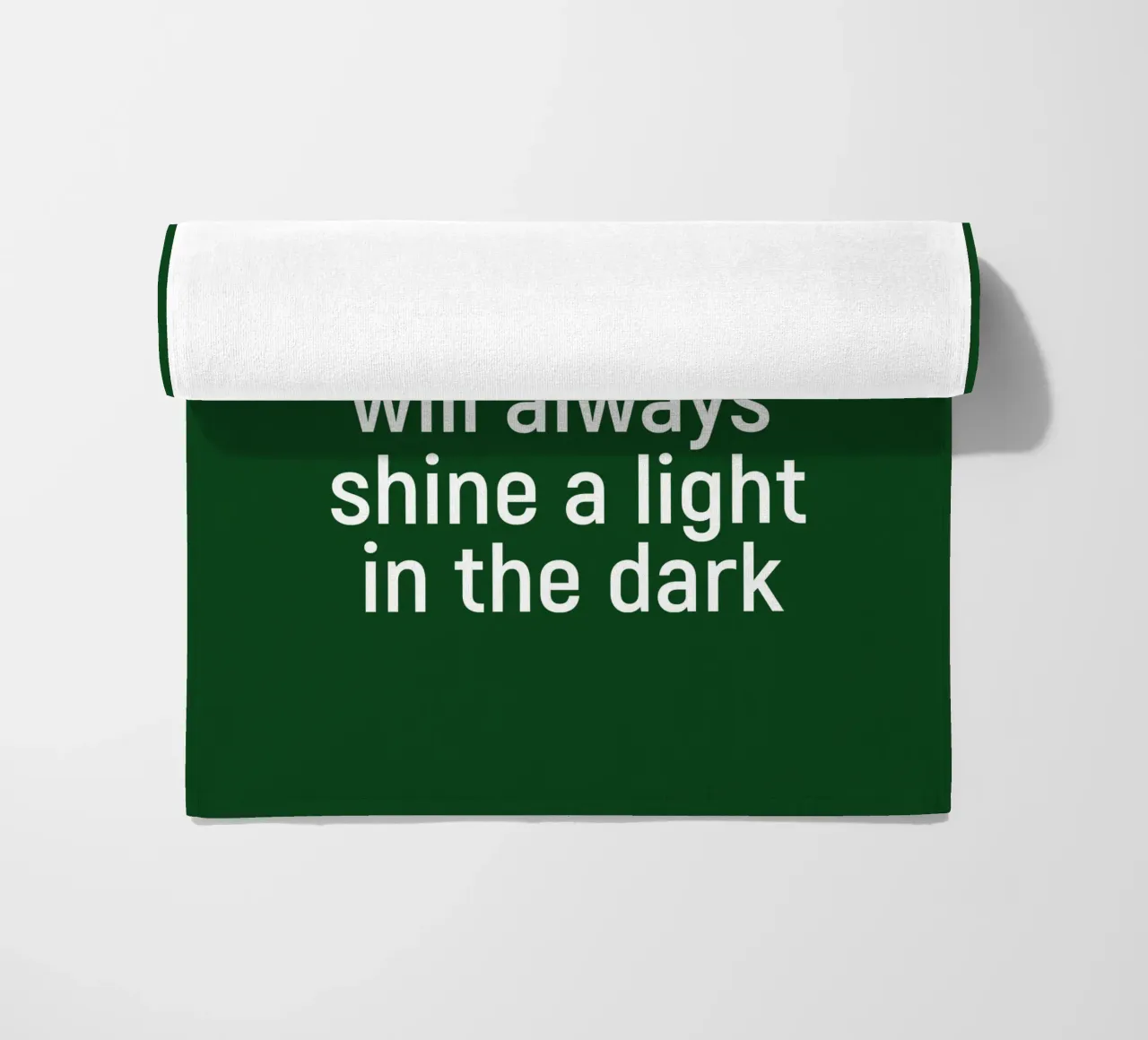 A little positivity will always shine a light in the dark telo mare da positivepipo