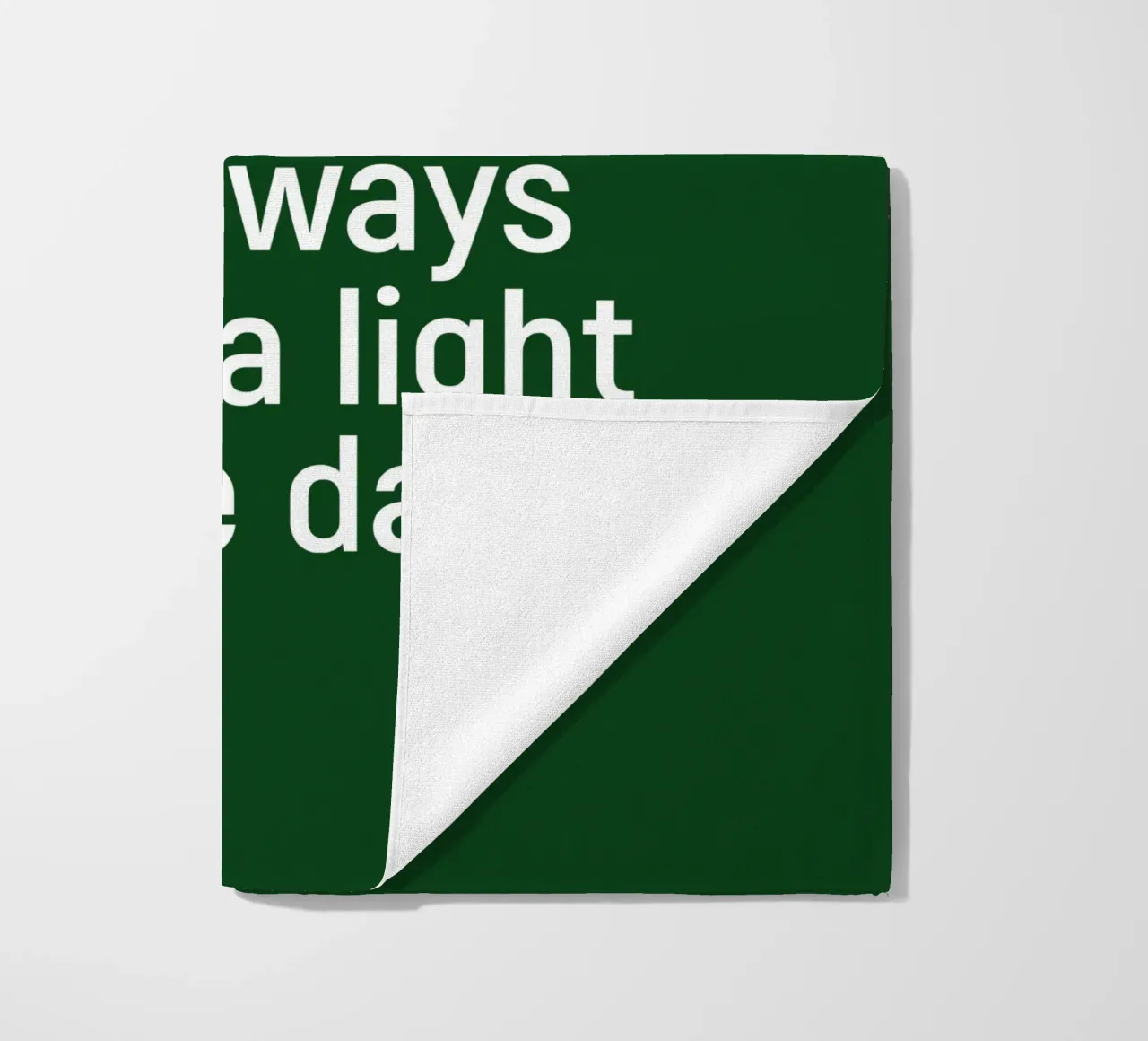 A little positivity will always shine a light in the dark telo mare da positivepipo