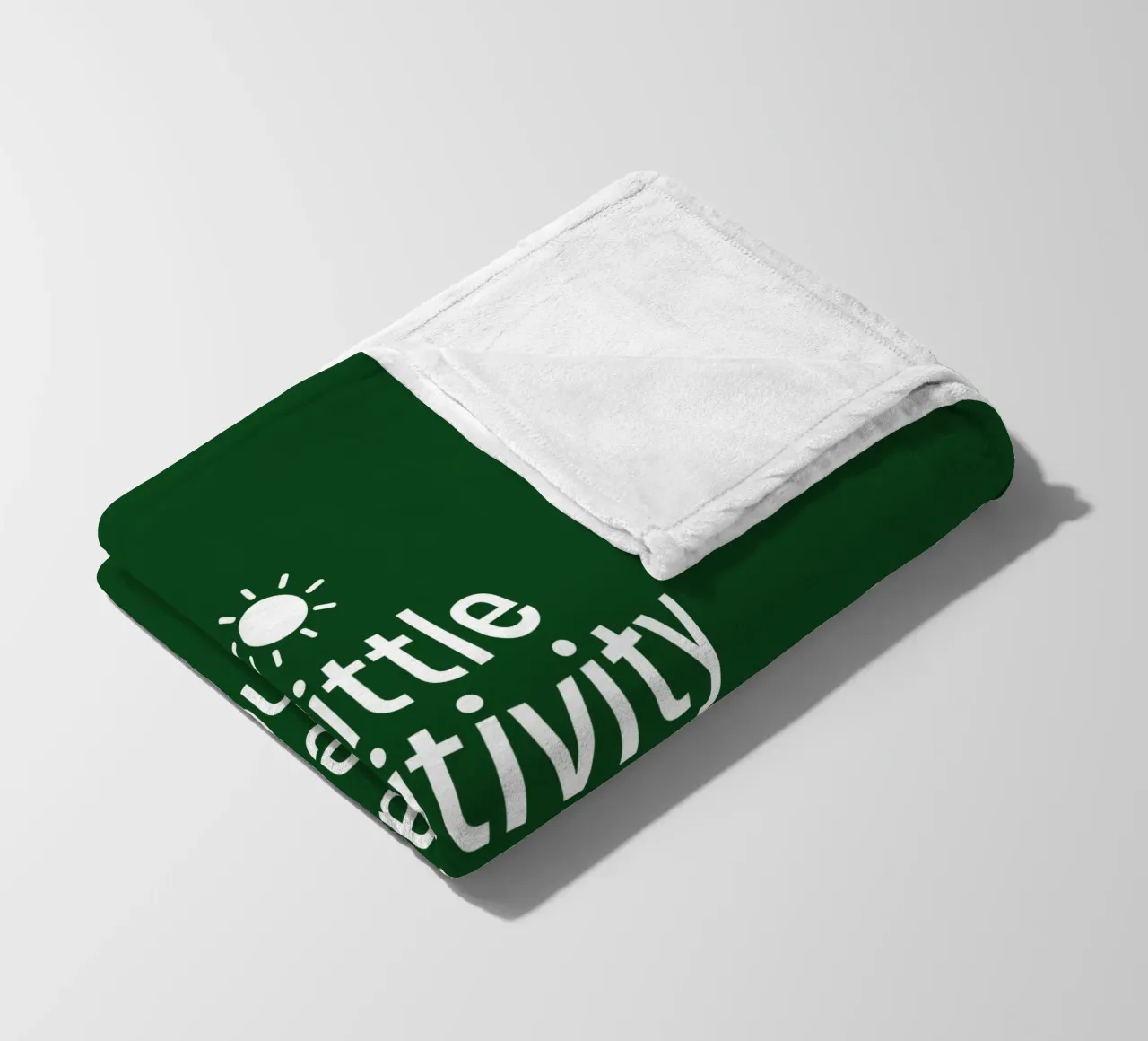A little positivity will always shine a light in the dark coperta in pile da positivepipo
