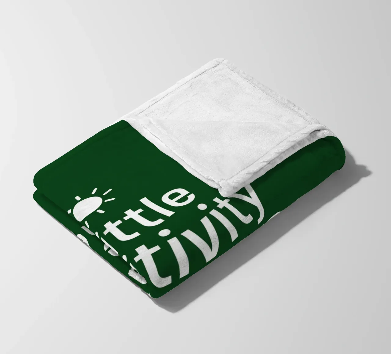 A little positivity will always shine a light in the dark coperta in pile da positivepipo