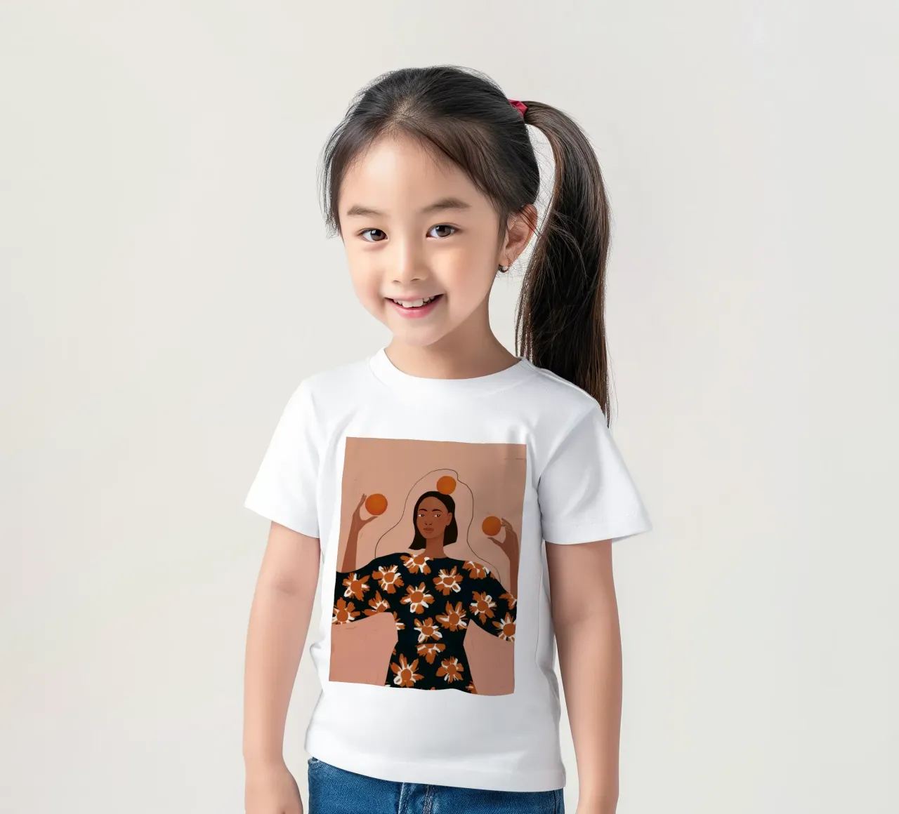 Orange Ritual Gnade Kinder T-Shirt von Fine Sanctuary