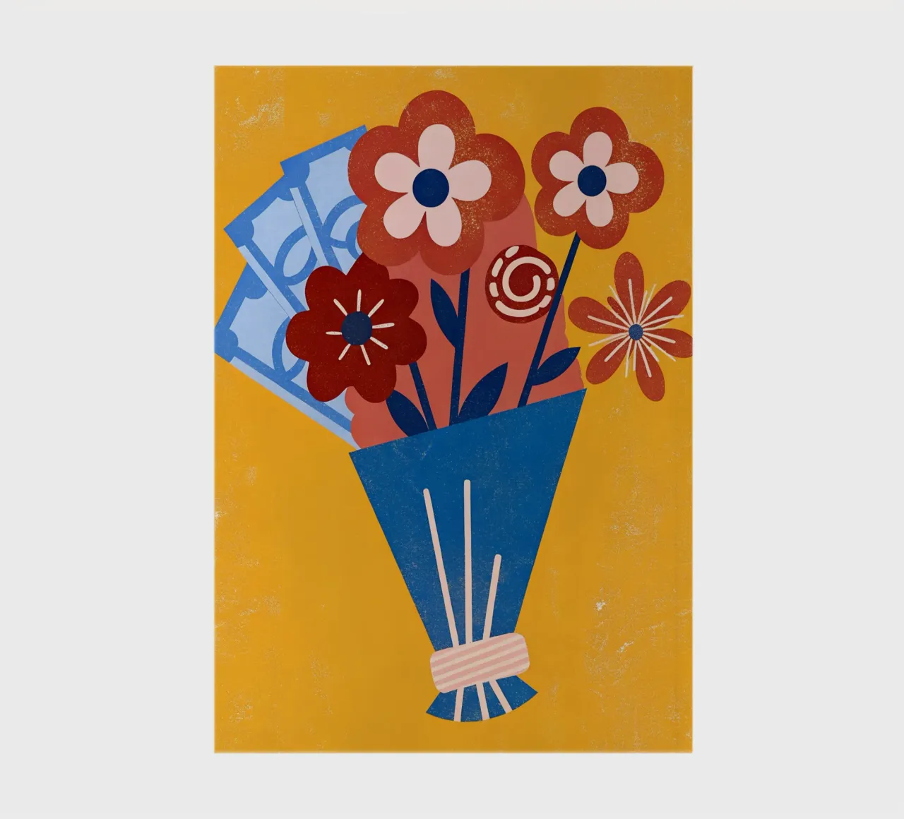 Bouquet of Flowers and Money notebook by THE LATEST SHOP