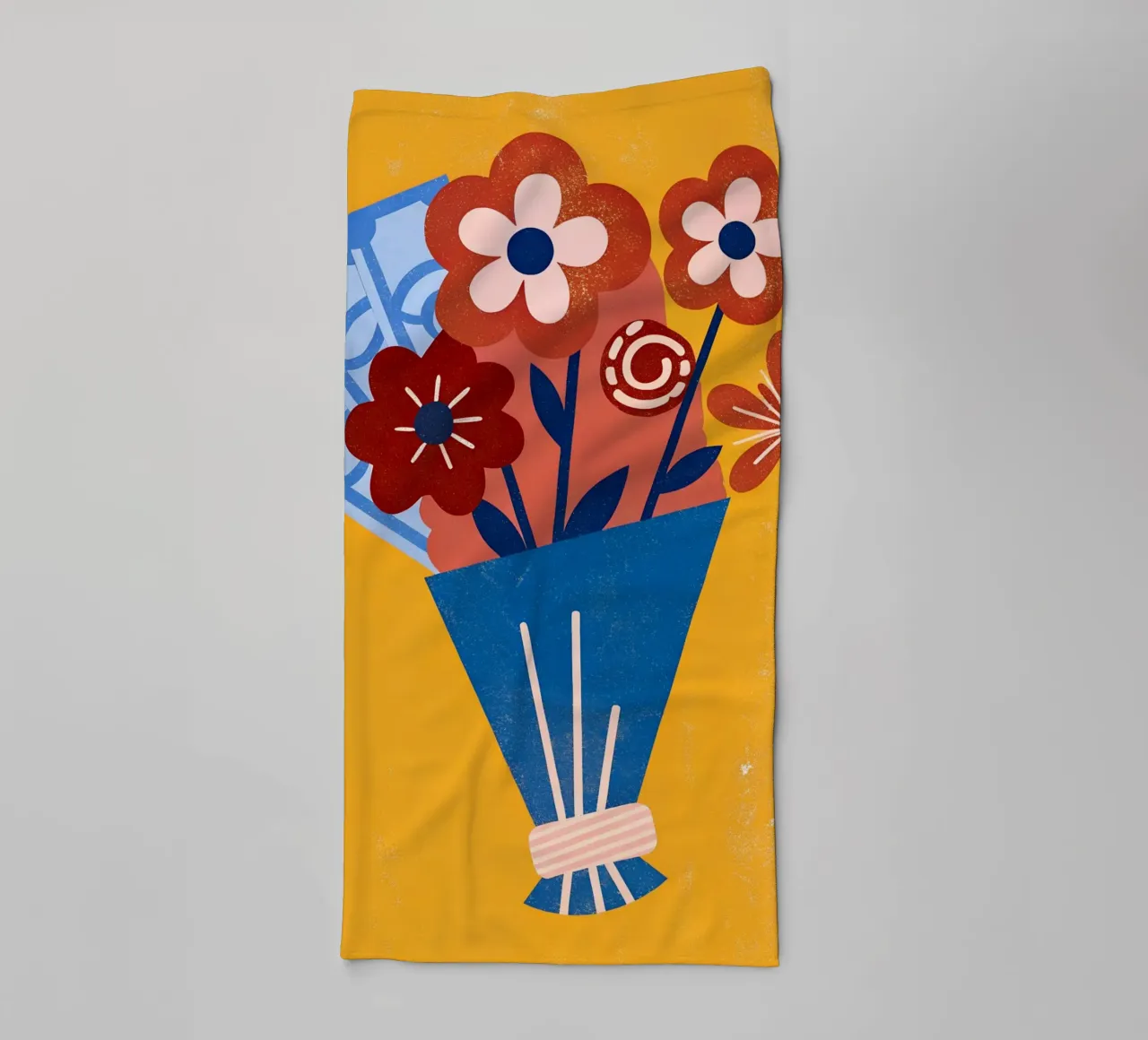 Bouquet di fiori e denaro asciugamano da bagno da THE LATEST SHOP