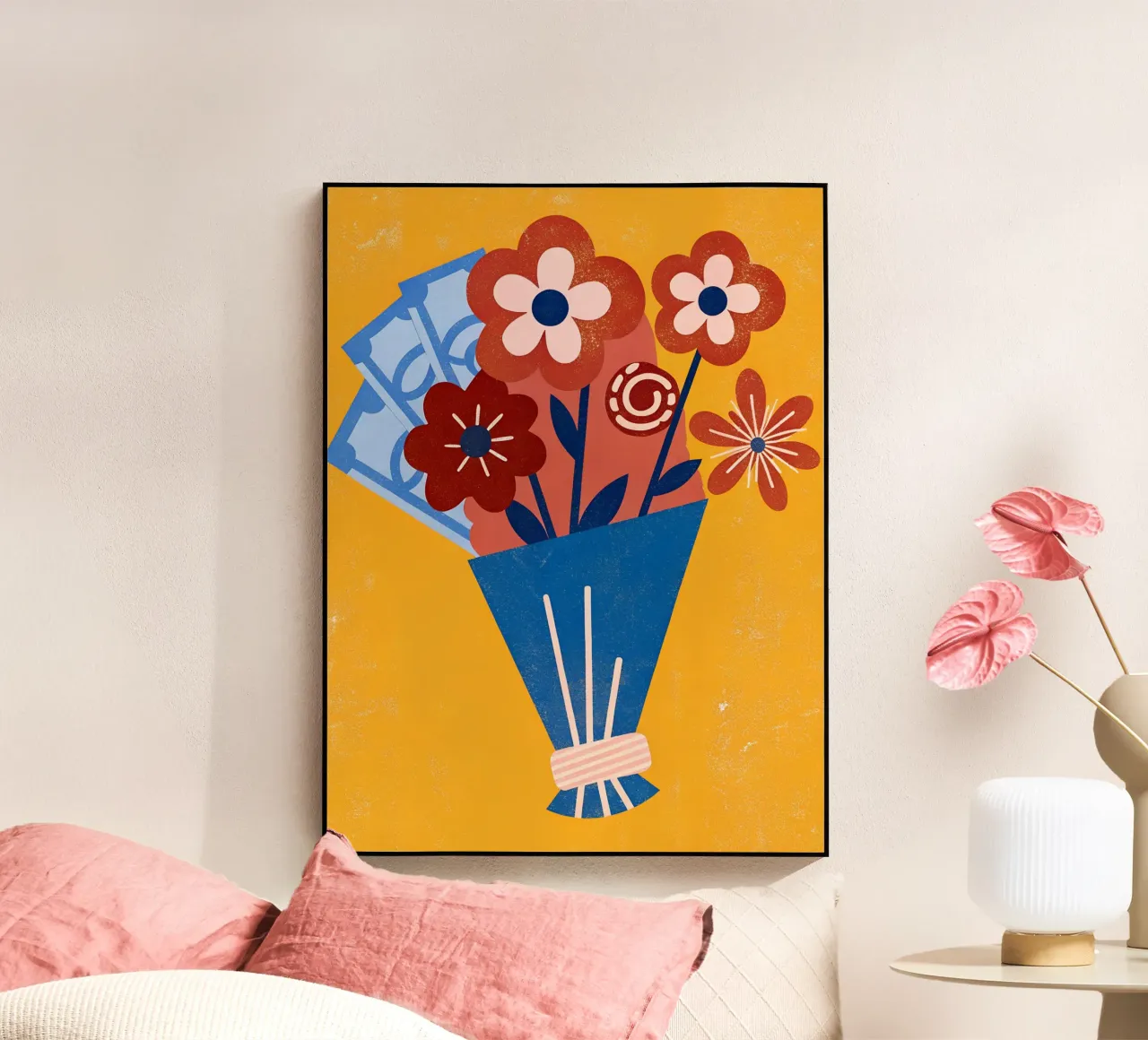 Bouquet di fiori e denaro plexiglass da THE LATEST SHOP