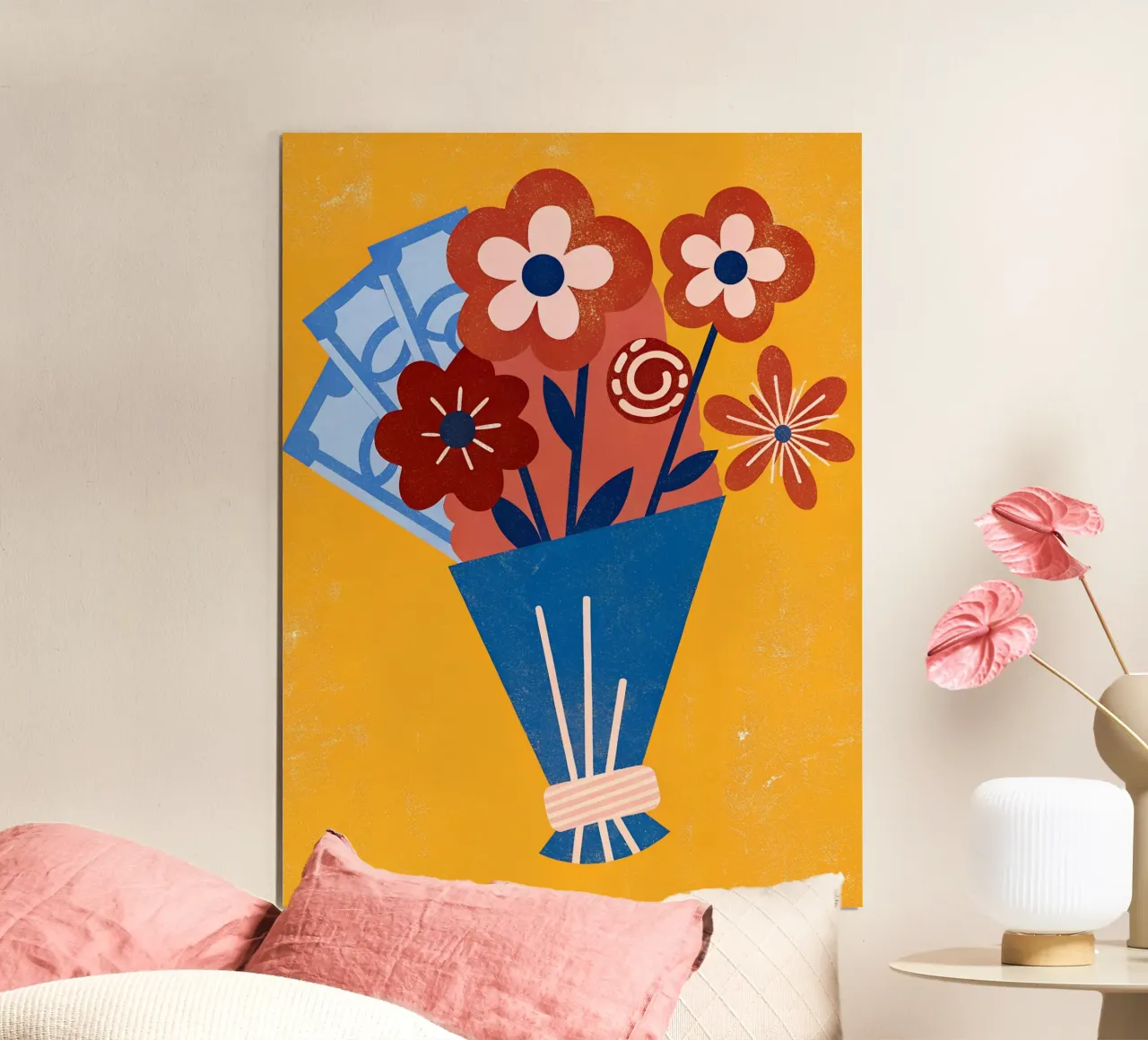 Bouquet di fiori e denaro carta hahnemühle da THE LATEST SHOP